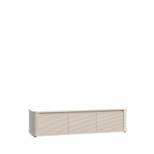 Lowboard >BREATHTAKER< 3 Türen, in Sandfarbig - 168x41,5x41,3cm (BxHxT)