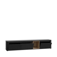 Lowboard >BREATHTAKER< 3 Klappen, Cabezone / Artisan Eiche Dekor - 215x41,5x41,3 (BxHxT)