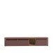 Lowboard >BREATHTAKER< 3 Klappen, terrakottafarbig / Eiche Dekor - 215x41,5x41,3 (BxHxT)