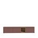 Lowboard >BREATHTAKER< 3 Klappen, terrakottafarbig / Eiche Dekor - 215x41,5x41,3 (BxHxT)