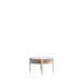 Couchtisch >BREATHTAKER< rund, 4 Fächer, Ablage, sandfarbig - 45,5x74,4cm (HxD)