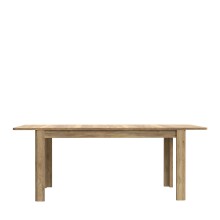 Kulissen-Esstisch >BREATHTAKER< ausziehbar 206,6cm, Mauvella Eiche Dekor - 160/206,6x72,7x90,4 (BxHxT)