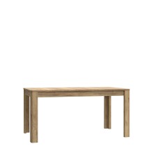 Kulissen-Esstisch >BREATHTAKER< ausziehbar 206,6cm, Mauvella Eiche Dekor - 160/206,6x72,7x90,4 (BxHxT)