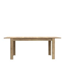 Kulissen-Esstisch >BREATHTAKER< ausziehbar 206,6cm, Mauvella Eiche Dekor - 160/206,6x72,7x90,4 (BxHxT)