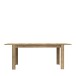 Kulissen-Esstisch >BREATHTAKER< ausziehbar 206,6cm, Mauvella Eiche Dekor - 160/206,6x72,7x90,4 (BxHxT)