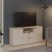 TV-Schrank >GANYMEDE< 2 Türem, 2 Schübe, sandfarbig - 129,8x63,1x41,3cm (BxHxT)