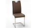 Esszimmerstuhl >Yanielle I< (4er Set) in Braun aus Metall - 43x100x57cm (BxHxT)