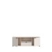 Lowboard >GANYMEDE< 2 Türen, 1 Schublade, 1 Fach, sandfarbig - 129,8x43,9x41,3cm (BxHxT)