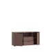 TV-Schrank >GANYMEDE< 2 Türen, 2 Schübe, Fach, terrakottafarbig - 129,8x63,1x41,3cm (BxHxT)