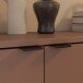 TV-Schrank >GANYMEDE< 2 Türen, 2 Schübe, Fach, terrakottafarbig - 129,8x63,1x41,3cm (BxHxT)