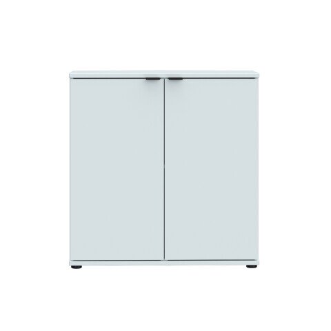 Kommode >GANYMEDE< 2 Türen, 1 Boden, in Secret grey - 80,1x82,3x34,1cm (BxHxT)
