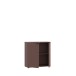 Kommode >GANYMEDE< 2 Türen, 1 Boden, terrakottafarbig - 80,1x82,3x34,1cm (BxHxT)