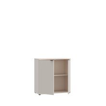 Kommode >GANYMEDE< 2 Türen, 1 Boden, in sandfarbig - 80,1x82,3x34,1cm (BxHxT)