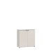 Kommode >GANYMEDE< 2 Türen, 1 Boden, in sandfarbig - 80,1x82,3x34,1cm (BxHxT)