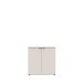 Kommode >GANYMEDE< 2 Türen, 1 Boden, in sandfarbig - 80,1x82,3x34,1cm (BxHxT)