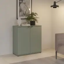 Kommode >GANYMEDE< 2 Türen, 1 Boden, in Salbei...