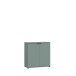 Kommode >GANYMEDE< 2 Türen, 1 Boden, in Salbei - 80,1x82,3x34,1cm (BxHxT)