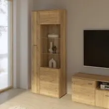Stauraumvitrine >AKINORI< 2 Türen, Mauvella...