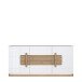 Sideboard >ATTENTION< 3 Türen, 1 Schub, LED, Eiche Dekor / Weiß - 194,6x91,6x41,5cm (BxHxT)