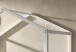Hausbett >Buche Massiv< in Buche massiv weiß lackiert - 207,5x170x97,5 (BxHxT)