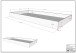 Hausbett >Buche Massiv< in Buche massiv weiß lackiert - 207,5x170x97,5 (BxHxT)