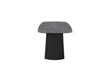 Esstisch >TOBELO< Designergestell, anthrazit marmoriert, Keramik - 180x76x90cm (BxHxT)