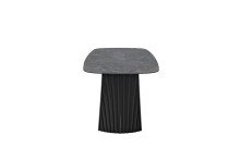 Esstisch >TOBELO< Designergestell, anthrazit marmoriert, Keramik - 180x76x90cm (BxHxT)