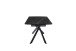 Kulissen-Esstisch >VANINO< ausziehbar 230cm, schwarz marmoriert, Keramik - 180/230x76x90cm BxHxT
