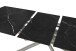 Kulissen-Esstisch >VANINO< ausziehbar 230cm, schwarz marmoriert, Keramik - 180/230x76x90cm BxHxT