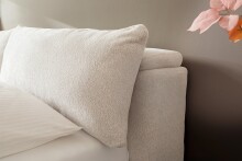 Stauraumbett >Malindi< Liegefläche 180x200 cm, in Beige - 196x120x233cm (BxHxT)