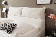 Stauraumbett >Malindi< Liegefläche 180x200 cm, in Beige - 196x120x233cm (BxHxT)