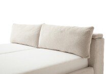 Stauraumbett >Malindi< Liegefläche 180x200 cm, in Beige - 196x120x233cm (BxHxT)