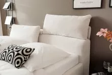 Stauraumbett >Malindi< Liegefläche 180x200 cm, in Beige - 196x120x233cm (BxHxT)