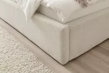 Stauraumbett >Malindi< Liegefläche 180x200 cm, in Beige - 196x120x233cm (BxHxT)