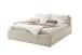 Stauraumbett >Malindi< Liegefläche 180x200 cm, in Beige - 196x120x233cm (BxHxT)
