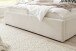 Stauraumbett >Malindi< Liegefläche 180x200 cm, in Beige - 196x120x233cm (BxHxT)