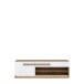 Lowboard >ATTENTION< LED, 1 Tür, 1 Schub, Eiche Dekor / Weiß Gloss - 159,9x50x41,5cm BxHxT