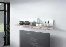 Wandboard >ATTENTION< in Riviera Eiche / Weiß...