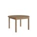 Kulissen-Esstisch >ATTENTION< rund, ausziehbar 165cm, Riviera Eiche Dekor - 78,1/165x130cm (HxD)