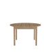 Kulissen-Esstisch >ATTENTION< rund, ausziehbar 165cm, Riviera Eiche Dekor - 78,1/165x130cm (HxD)
