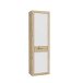 Garderobenschrank >BACCIO< 1 Tür, Stange, Weiss/ Artisan Eiche Dekor - 58,3x196,8x33,8cm (BxHxT)