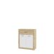Schuhkommode >BACCIO< 2 Türen, 1 Schub, Weiss/ Artisan Eiche Dekor - 83x98,2x33,8cm (BxHxT)