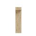 Garderobenpaneel >BACCIO< 3 Haken, 1 Boden, Stange, Artisan Eiche Dekor - 45x196,8x25,5cm BxHxT