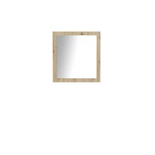 Garderobenspiegel >BACCIO< Spiegel / Artisan Eiche Dekor umrandet - 83x88x1,8cm (BxHxT)