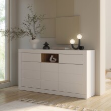 Sideboard >LEFKADAS< 3 Türen, 2 Schübe,...