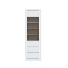 Stauraumvitrine >LEFKADAS< 2 Schübe, 3...