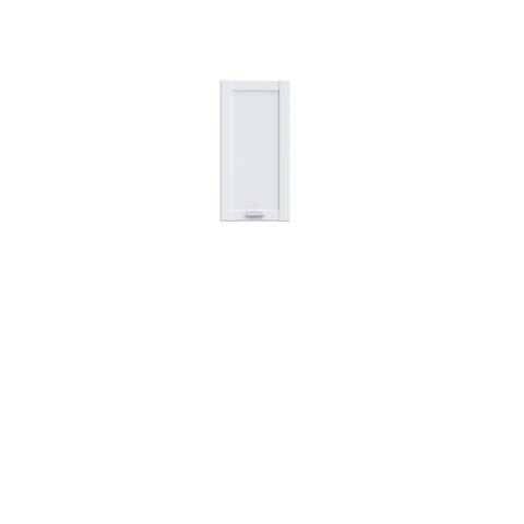 Hängeschrank >LOKKO< 1 Tür, 1 Boden, in Weiss - 35,2x70,6x22,1cm (BxHxT)