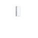Hängeschrank >LOKKO< 1 Tür, 1 Boden, in Weiss - 35,2x70,6x22,1cm (BxHxT)