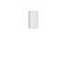 Hängeschrank >LOKKO< 1 Tür, 1 Boden, in Weiss - 35,2x70,6x22,1cm (BxHxT)