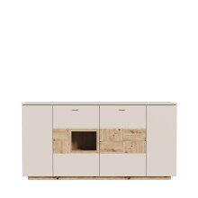 Sideboard >LOUOTO< 4 Türen, sandfarbig /...